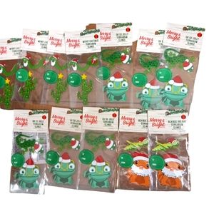 Brand new Terrarium Aquarium Christmas Sticker Clings Cactus Snake Set of 12
